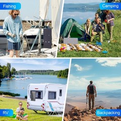 30W Portable Solar Panel Charger – Lightweight, Waterproof, Ideal for Camping &