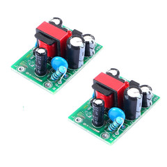2PCS PCB Based AC DC Isolated Power Supply 110V 220V Input 12V 5V Output Module