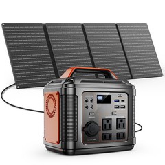 Power Bank 300w Portable Power Station with 60w Solar Panel for Camping 296Wh
