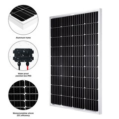 PFCTART 100W 200W Watt 12V Mono Solar Panel Solar Panel RV Camping Home Off Grid