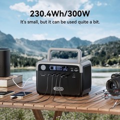 Flashfish 300W Solar Generator for Camping & Emergency Power Needs