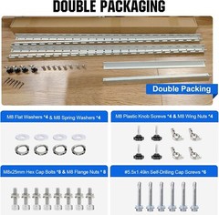 Lightweight 45in Solar Panel Mount Brackets with Tilt Legs for Easy Assembly