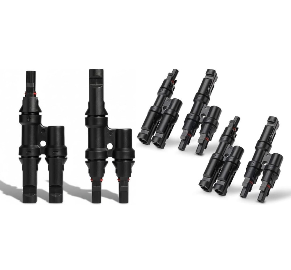 LiuBaiWuQuStars 6PCS Mc4 Connectors for Parallel Connection Between Solar Pan…