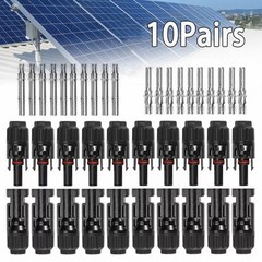 10Pair 30A Connector For IP67 Solar Panel 30A Plug Socket Male&Female Waterproof