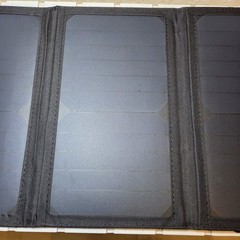New GRDE 24W Foldable Solar Panel Charger Dual USB YD-824 USB-C Cable