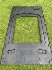 14 GSE module mounting plate for one portrait PV module