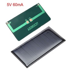 5Pcs 5V 60mA Poly Mini Solar Panel Module DIY for Phone Toys Charger 68mmx37mm