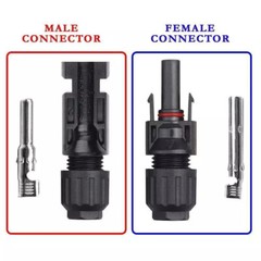 5-100Pairs Solar Panel Cable Wire Connectors Kit Male& Female Waterproof Adapter