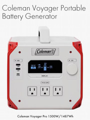 COLEMAN VOYAGER™ PRO 1500W Portable BATTERY GENERATOR