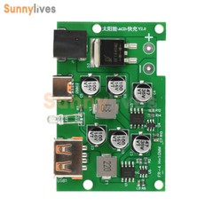 Solar Controller Solar Panel Voltage Regulator QC PD Fast Charging Solar Charger