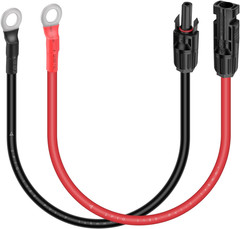 Igreely 10 Gauge Wire Solar to O Ring Cable Solar Panel Adapter Kit Cable Connet