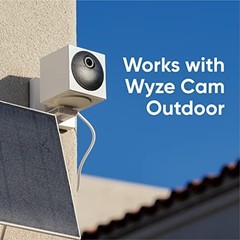 WYZE Solar Panel – Compatible with Wyze Cam Outdoor v1/v2 and Battery Cam Pro…