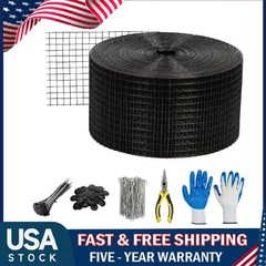 8in x 100ft Solar Panel Bird Guard ,Critter Guard Mesh Roll Kit 70pcs Fasteners