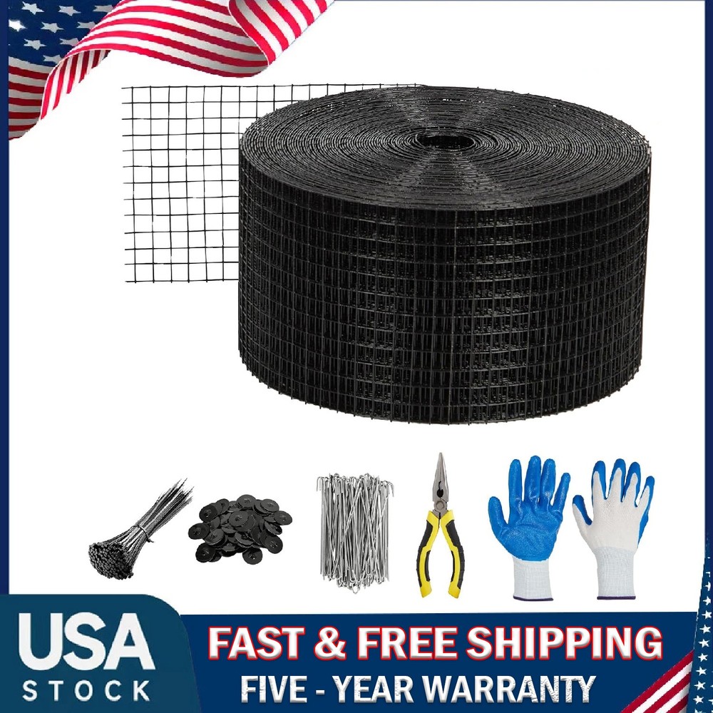 Solar Panel Bird Guard ,8in x 100ft Critter Guard Mesh Roll Kit 70pcs Fasteners