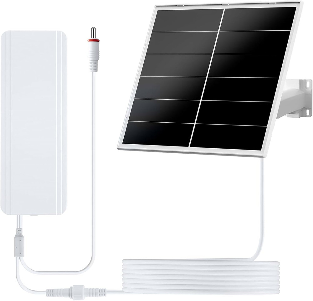20W Solar Panel Charger Kit with 24000Mah Battery, 5V/12V Adjustable Output, USB