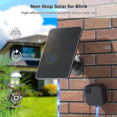 1 Pack Solar Panel for Blink Outdoor Xt/Xt2(3Rd Gen)/Outdoor 2K+/4(4Th Gen)