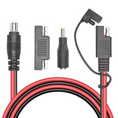 DC 8mm Male to SAE Connector Adapter 14AWG Cable,with SAE Polarity Reverse