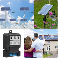 6V 12V 10A Auto Solar Panel Charge Controller Battery Charger Regulator Black