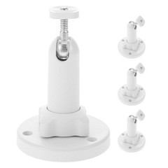 4Pcs Portable Solar Panel Mount Stand White ABS Reusable Wall Ceiling Holder