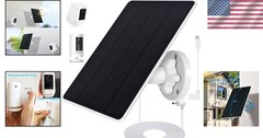 Ring Camera Solar Panel, Compatible with Ring Stick Up Cam Battery, Ring