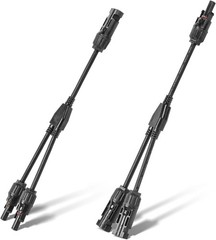 Weather-Resistant Solar Panel Y-Splitter Connectors – 30A Certified Performance