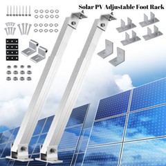 Adjustable Flat Roof Mounting Solar Panel Bracket Solar Holder End Clamp Kit