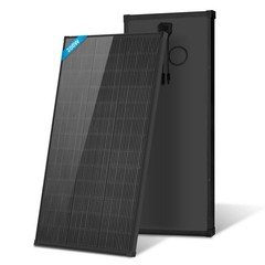 AeternaSol 200W 18BB N-Type Mono 18V Solar Panel Roof RV Boat Off-Grid Battery