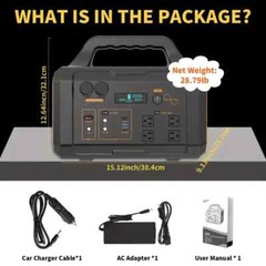 1000W Portable Power Station,1075Wh Backup Lithium Battery, 120V/1000W AC Outlet