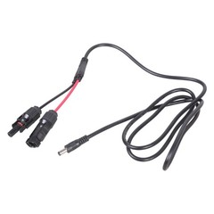 Solar Panel Connectors to Adapter Cable Power Plug 5.5mmx2.1mm Converters