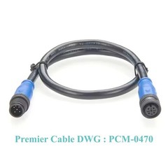 IP67 Backbone Drop Cable Fire Resistant Gold-plated Contacts For GARMIN