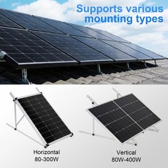 AeternaSol Solar Panel Mounting Bracket System for RV PV Roof Off-Grid Garden