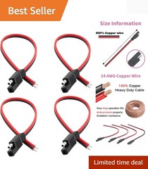 High-Quality SAE Extension Cable 14 AWG – Durable, Flexible, and Outdoor Ready