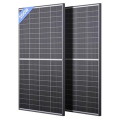N-Type 16BB 400W Bifacial 12V Solar Panel 2x200W Kit
