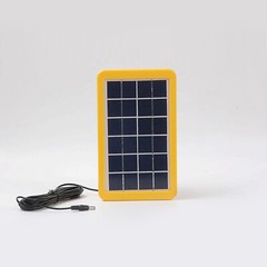 USB Solar Power Panel Generator Kit 5V Charger Home System 3 LED Bulbs Light