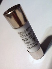 (1) QTY YHEC 10×38 6 Amp Ceramic Solar Fuse Photovoltaic R015 6 Ampere 500VDC
