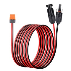 10ft XT60i Female to Solar Connector Solar Panel Extension Charging Cable 12 AWG