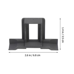 10Pcs Solar Panel Clamp Drainage Clips Black Durable ABS Water Clips