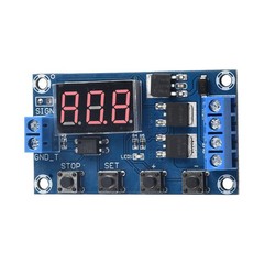 Powerful and Convenient Timer Switch Clear Interface for relay Delay Board