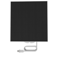 Myq Solar Panel for Myq Outdoor Battery Camera, 6.5 Foot (2M) USB-C Cable, Water