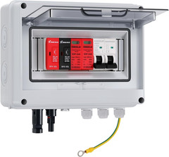 VOU 600V Solar DC PV Combiner Box for Solar Panel,1 String with Lightning Arrest