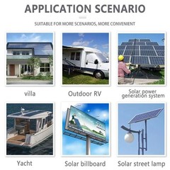 Solar Panel Controller Battery Charge Controller Automatic Tracking LCD Display