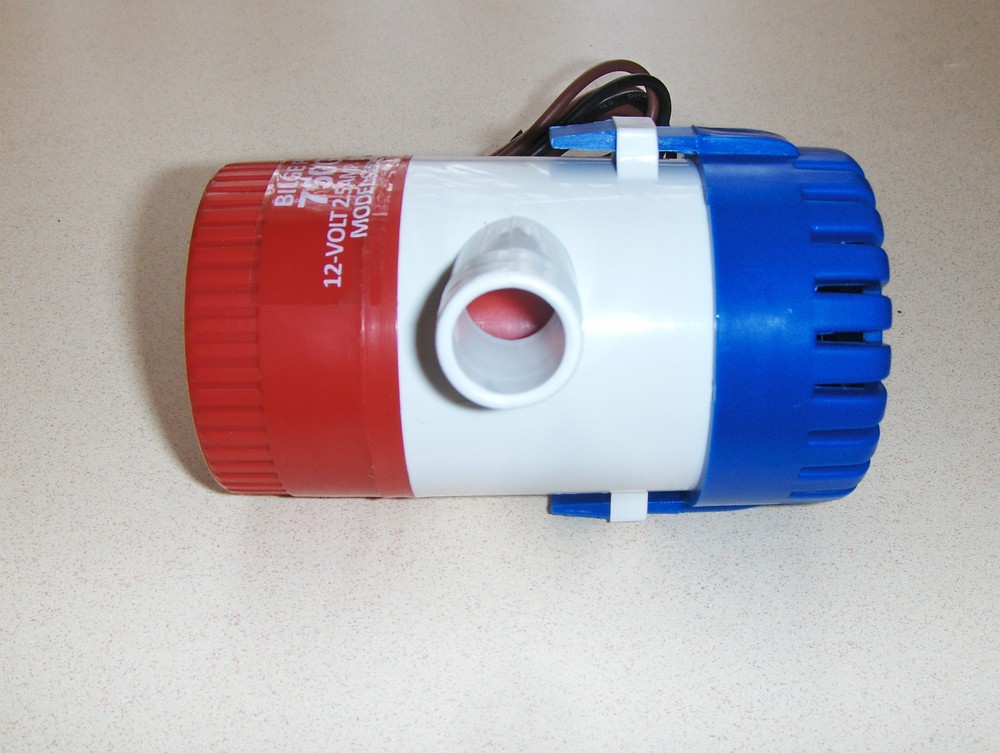 12 volt DC submersible pump 1100 GPH water fountain-marine bilge-solar-pond-RV