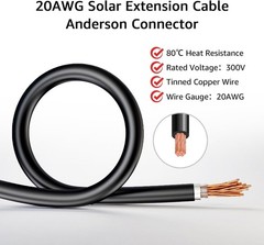 Solar Charging Cable for Portable Power Station Solar Generator DC to Anderso…