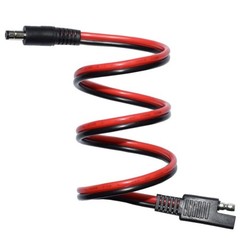 High Conductivity 60cm Wire SAE 2Pin to DC5.5mm Adapter Cable for Efficient