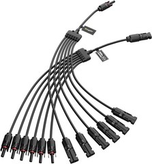 Solar Panel Y Connectors 6 to 1 Parallel Cable Kit