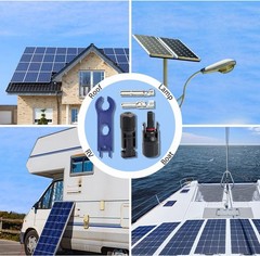 6 Pairs Waterproof Solar Panel Connectors Male/Female – Reliable & Durable