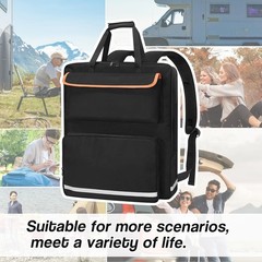 Versatile Solar Panel Backpack with Protective Padding – For Outdoor Adventures