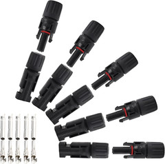 10PCS IP67 Waterproof Solar Connector Solar Panel Cable 5 Pairs PV Connectors Ma