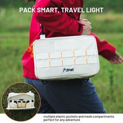 Litheli 24W Portable Solar Panel Charger Foldout Mini Solar Panel For Camping