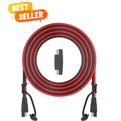 12Feet SAE to SAE Extension Cable Quick Disconnect Connector 16AWG,for Automo…